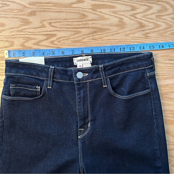 NWT L’Agence Margot High Rise Skinny Jean in Bleu 30 - Picture 8 of 12